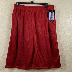 Ultra Performance  Men's  Shorts Athletic Red Black 4XL NWT